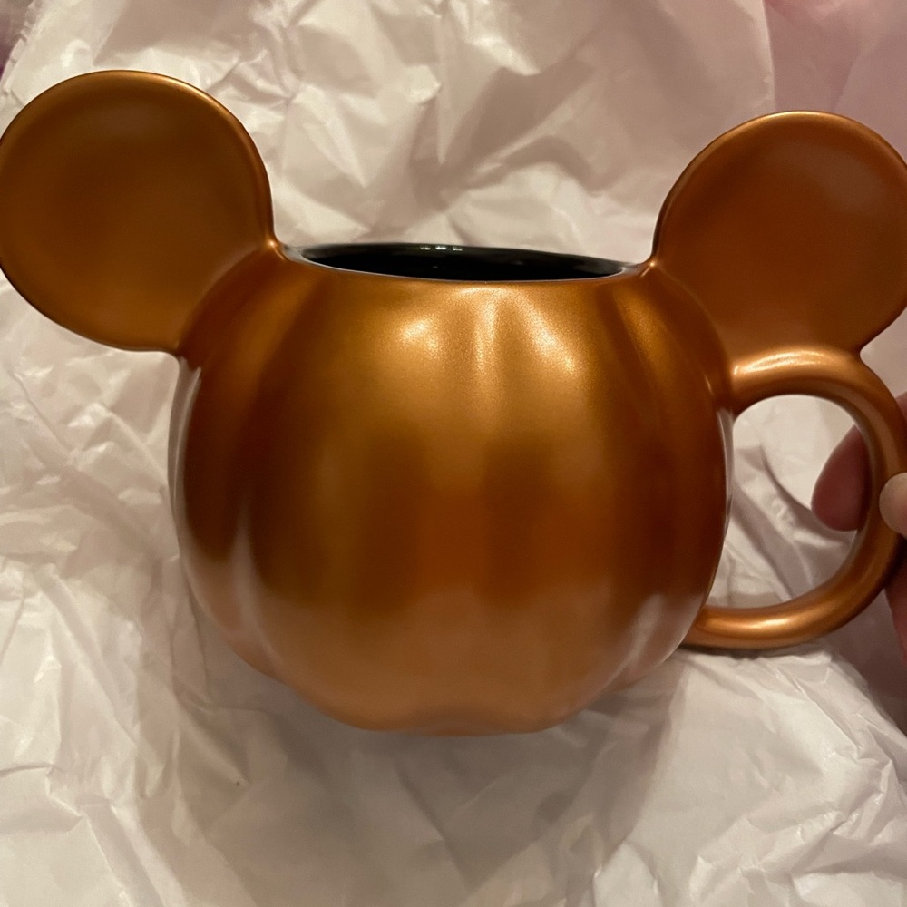 Disney Mickey Mouse Ear Mug - Shiny Orange
